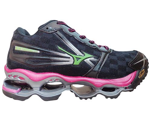 Tênis Mizuno Wave Prophecy II Preto e Rosa MOD:10893