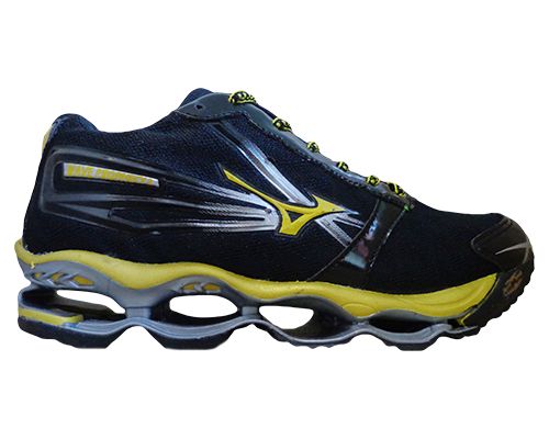 Tênis Mizuno Wave Prophecy II Amarelo e Preto MOD:10916